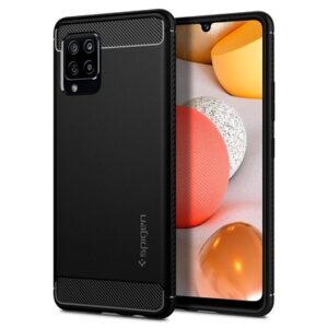 Θήκη κινητού Spigen Rugged Armor For Galaxy A42 5g Matte Black