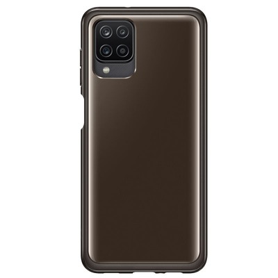 Θήκη κινητού Original Soft Clear Cover EF-QA125TBEGEU for Samsung Galaxy A12 Black