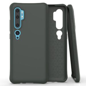 Θήκη κινητού Soft Color Flexible Gel  for Xiaomi Mi Note 10  Mi Note 10 Pro  Mi CC9 Pro Dark Green