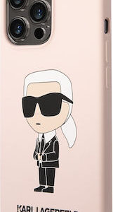 Θήκη Κινητού Karl Lagerfeld Liquid Silicone Ikonik NFT for iPhone 13 Pro Pink