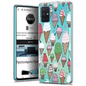 Θήκη κινητού Silicone  Clear Ice Cream for Samsung Galaxy A31