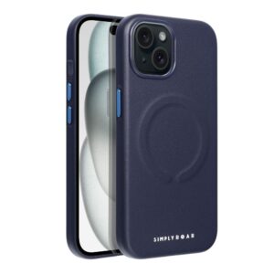 Θήκη κινητού Roar Leather Mag for iPhone 15 Navy