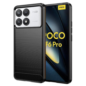 Θήκη Κινητού Techsuit Carbon for Xiaomi Poco F6 Pro TPU Black