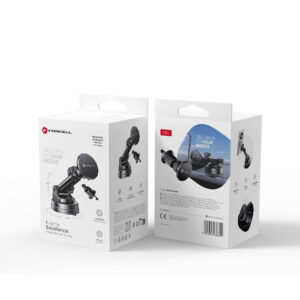 Βάση Κινητού Forcell F-Grip Excelence Car Ηolder for iPhone to Windshield/Center Console/Air Vent Magnetic Black