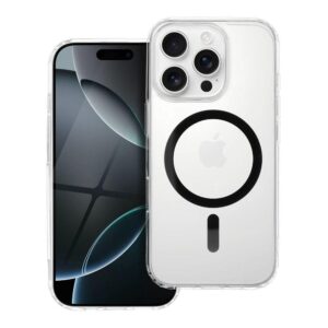 Θήκη κινητού Forcell Drop Glue Colorful Ring Mag Cover Compatible with MagSafe for Samsung A56 Black