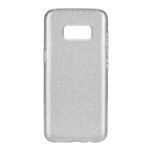 Θήκη κινητού Forcell Shine Cover Hard Silver For Samsung Galaxy S8