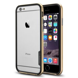 Θήκη κινητού For iPhone 6 +/6S + Bumper Gold and Black