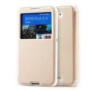 Θήκη κινητού Sun Book  for Sony E4 Golden