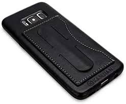 Θήκη κινητού Kanjian For Samsung G955F Galaxy S8 Plus Business Card Backcover Slot Leather - Black