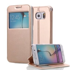 Θήκη κινητού Kld  Sun Series Book  For Samsung Galaxy S6 Edge Golden