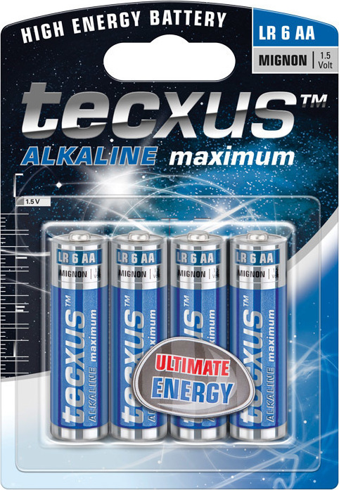 Μπαταρία Αλκαλική Tecxus Maximum AA 1.5V 4τμχ