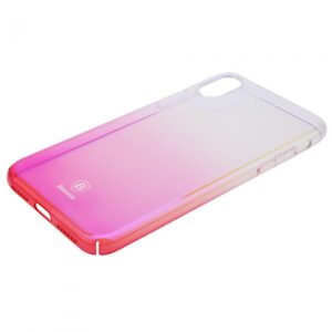 Θήκη κινητού Baseus Silicone  For Apple iPhone X/XS TPU Ombre-Pink