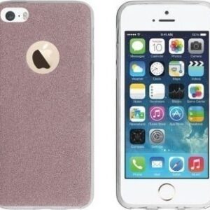 Θήκη κινητού Inos TPU Gltter For iPhone 5 Pink