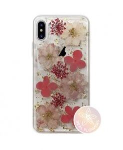 Θήκη κινητού Puro Glam Chic Cover with Real Flowers for iPhone X/XS