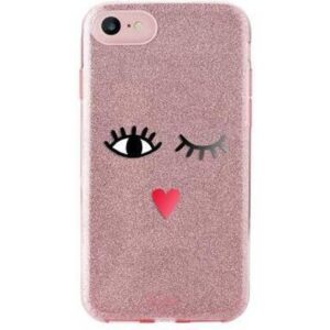Θήκη κινητού Puro Glitter EYES Shine  for iPhone 8/7/6 Rose Gold