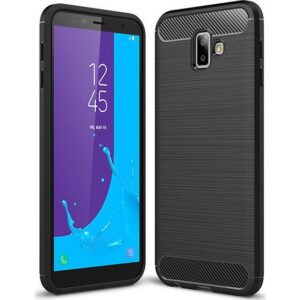 Θήκη κινητού Carbon  Flexible cover TPU For Samsung Galaxy J6 plus 2018 blac