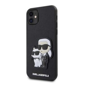 Θήκη κινητού Karl Lagerfeld PU Saffiano Karl and Choupette NFT for iPhone 11 Black