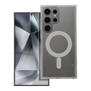 Θήκη κινητού Forcell Clear Mag Cover Compatible with MagSafe for Samsung S24 Ultra