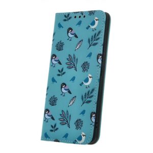 Θήκη κινητού Oem Smart Trendy Winter Birds for Samsung Galaxy A12 / M12 Blue