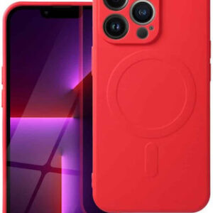 Θήκη κινητού Forcell Silicone Magcover with MagSafe for Samsung Galaxy S24+ Plus Red