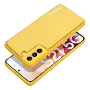 Θήκη κινητού Forcell Leather for Samsung Galaxy S24 Yellow