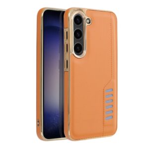 Θήκη κινητού Forcell Milano for Samsung S24 Brown