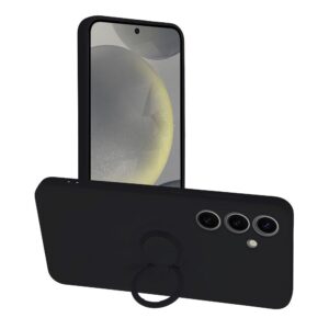 Θήκη κινητού Forcell Silicone Ring for Samsung Galaxy S24 Black