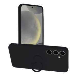 Θήκη κινητού Forcell Silicone Ring for Samsung Galaxy S24 Plus Black