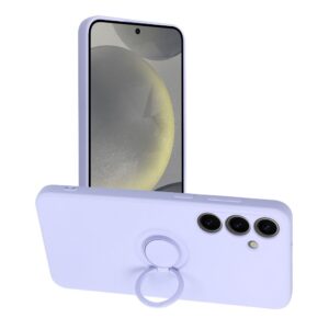 Θήκη κινητού Forcell Silicone Ring for Samsung Galaxy S24 Plus Violet