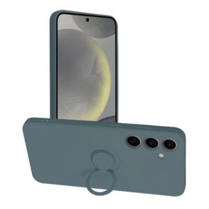 Θήκη κινητού Forcell Silicone Ring for Samsung Galaxy S24 Plus Green