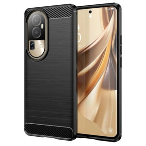 Θήκη κινητού Techsuit Carbon Silicone for Oppo Reno10 Pro+ Black