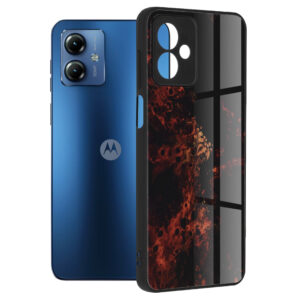 Θήκη κινητού Techsuit Glaze Series for Motorola Moto G14 Red Nebula