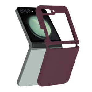 Θήκη κινητού Techsuit Soft Edge Silicone for Samsung Galaxy Z Flip5 Plum Violet