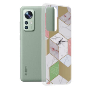Θήκη κινητού Techsuit Marble Series for Xiaomi 12 / 12X Purple Hex