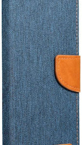 Θήκη κινητού Forcell Canvas Book for Xiaomi Redmi Note13 Pro Plus Navy Blue