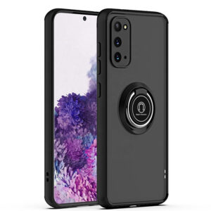 Θήκη Κινητού Techsuit Glinth for Xiaomi Redmi Note 13 Pro 4G/Poco M6 Pro 4G TPU Black with Ring Holder