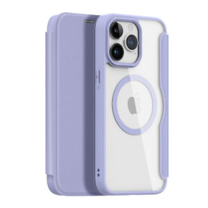 Θήκη κινητού Dux Ducis Skin X Pro Book MagSafe for iPhone 15 Pro Max  Purple