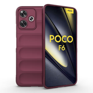 Θήκη Κινητού Techsuit Magic Shield for Xiaomi Poco F6 TPU Bordeaux