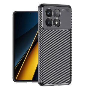Θήκη Κινητού Techsuit Carbon Fiber for Xiaomi Poco F6 Pro TPU Black