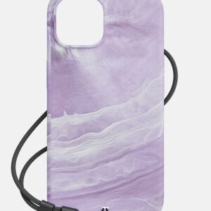 Θήκη κινητού Bodyguardz Marble Magsafe for iPhone 15 Purple