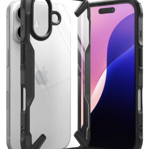 Θήκη κινητού Ringke Fusion X for iPhone 16 TPU Black