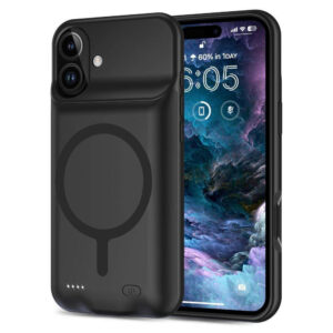 Θήκη κινητού Tech Protect Powercase MagSafe 7000MAH for iPhone 16 Black