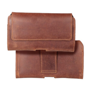 Θήκη Κινητού Forcell Royal Crazy Horse Universal Leather Belt Case Brown