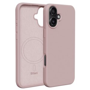 Θήκη κινητού Etteri Silicone Mag for iPhone 16 6,1" Light Pink