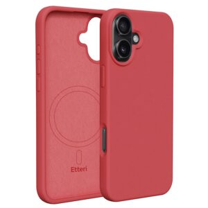 Θήκη κινητού Etteri Silicone Mag for iPhone 16 6,1" Raspberry