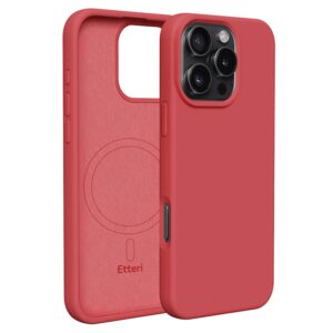 Θήκη κινητού Etteri Silicone Mag for iPhone 16 Pro Max 6,9" Raspberry