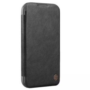 Θήκη κινητού Nillkin Qin Prop Leather for iPhone 16 Black