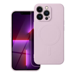 Θήκη κινητού Forcell Silicone Mag Cover Compatible with MagSafe for Samsung S24 Pink