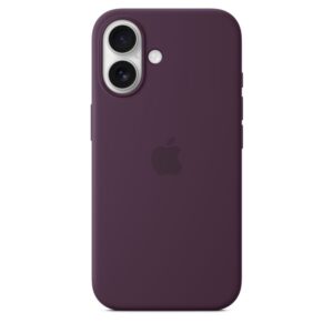 Θήκη κινητού Apple Silicone with MagSafe for iPhone 16 Plum