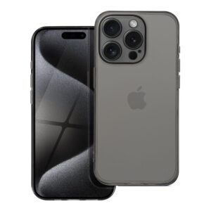Θήκη κινητού Forcell Box Premium 1.5mm for iPhone 14 Pro Black Transparent